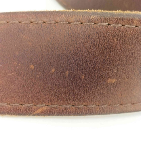 FERNAND LEATHER ダブル リング バックル レザー ベルト メンズ