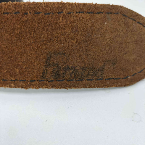 FERNAND LEATHER ダブル リング バックル レザー ベルト メンズ