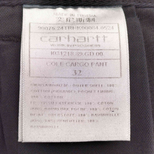 カーハートワークインプログレス Carhartt WIP COLE CARGO PANT メンズ 32
