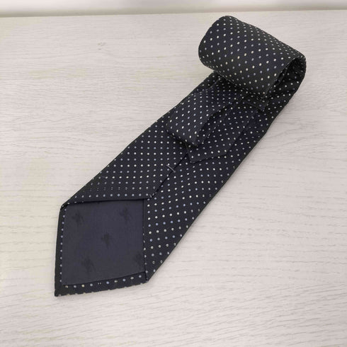 バーバリーブラックレーベル BURBERRY BLACK LABEL シルク ドット ネクタイ メンズ