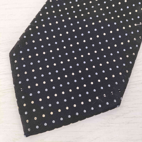 バーバリーブラックレーベル BURBERRY BLACK LABEL シルク ドット ネクタイ メンズ