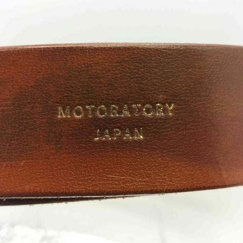 MOTO MOTORATORY 日本製 迷彩 レザー ベルト メンズ