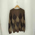ラッドミュージシャン LAD MUSICIAN ARGYLE CARDIGAN モヘア シャギー アーガイル ニットカーディガン メンズ JPN:44