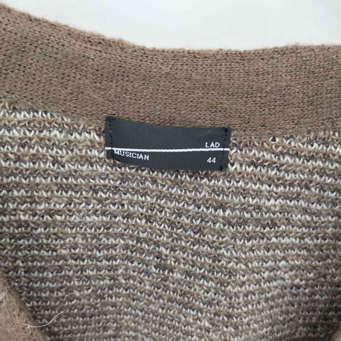 ラッドミュージシャン LAD MUSICIAN ARGYLE CARDIGAN モヘア シャギー アーガイル ニットカーディガン メンズ JPN:44