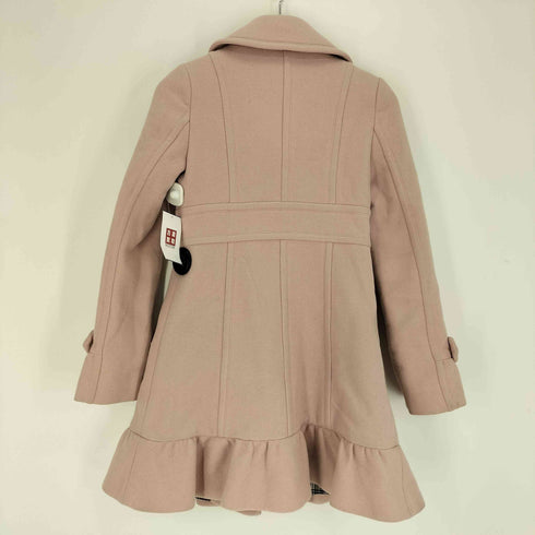 バーバリーブルーレーベル BURBERRY BLUE LABEL フリルデザインウールコート レディース JPN:36
