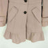 バーバリーブルーレーベル BURBERRY BLUE LABEL フリルデザインウールコート レディース JPN:36