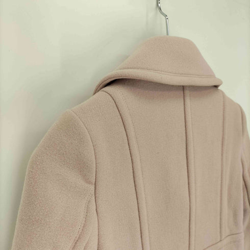 バーバリーブルーレーベル BURBERRY BLUE LABEL フリルデザインウールコート レディース JPN:36