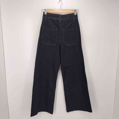 ザラ ZARA ZW COLLECTION WIDE-LEG ハイライズ デニムパンツ レディース 34