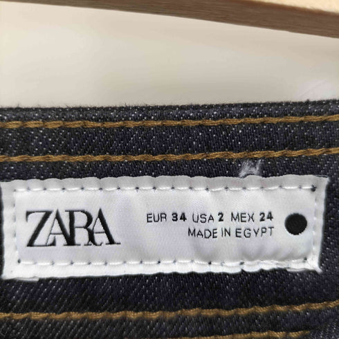 ザラ ZARA ZW COLLECTION WIDE-LEG ハイライズ デニムパンツ レディース 34