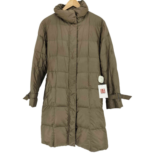 コムサデモード COMME CA DU MODE BLANC D'CEUF マタニティ ロングダウンコート レディース M-L