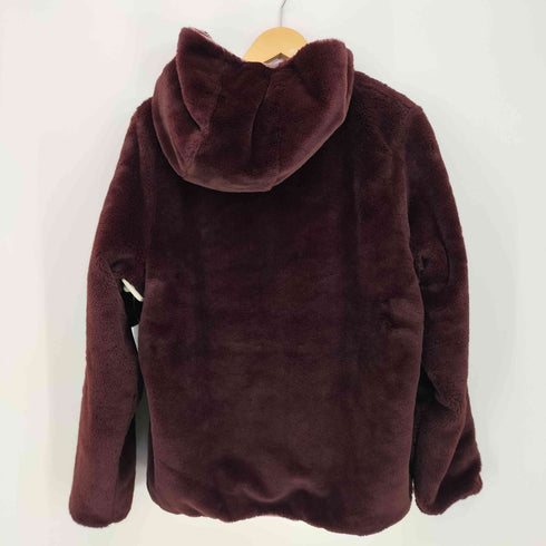 アバクロンビーアンドフィッチ Abercrombie & Fitch キルティング ファー リバーシブルジャケット レディース XL
