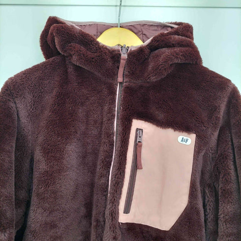 アバクロンビーアンドフィッチ Abercrombie & Fitch キルティング ファー リバーシブルジャケット レディース XL