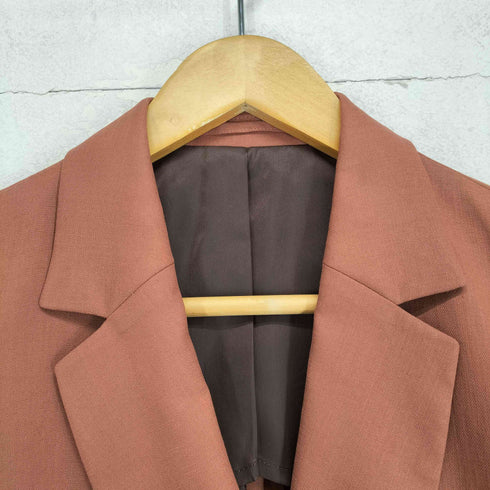 ユナイテッドアローズグリーンレーベルリラクシング UNITED ARROWS green label relaxing トリアセ マットクロス ダブル テーラード ジャケット レディース JPN:36