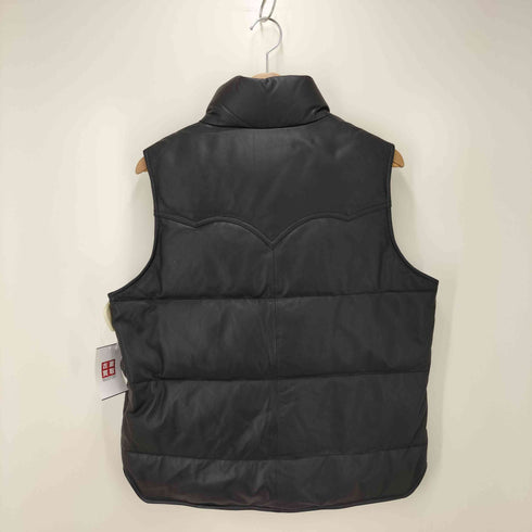 リューグーレザーズ Liugoo Leathers ラムレザーダウンベスト メンズ LL