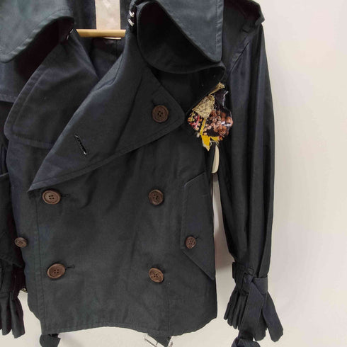 ノゾミイシグロ NOZOMI ISHIGURO ショート丈 トレンチジャケット レディース ONE SIZE