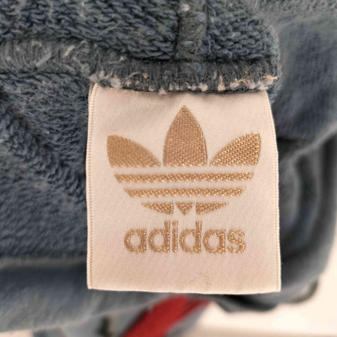 アディダス adidas デザント製 ロゴ パーカー パンツ セットアップ メンズ トップス:M-L パンツ:L