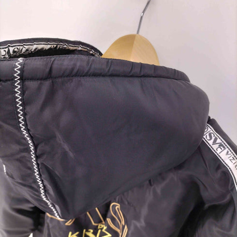 クリツィア KRIZIA BASIC BY Black Hooded Windbreaker Jacket メンズ L