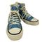 コンバース CONVERSE ALL STAR BURNTCOLORS HI ハイカットスニーカー フェイデッドブルー メンズ JPN:25