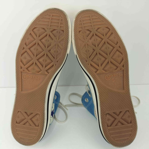 コンバース CONVERSE ALL STAR BURNTCOLORS HI ハイカットスニーカー フェイデッドブルー メンズ JPN:25