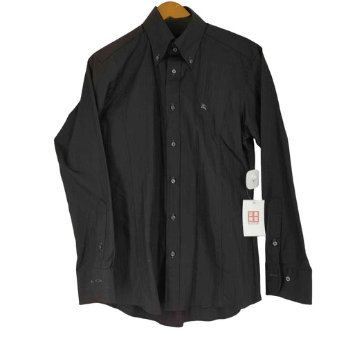バーバリーブラックレーベル BURBERRY BLACK LABEL L/S BD ストライプ シャツ メンズ JPN:2