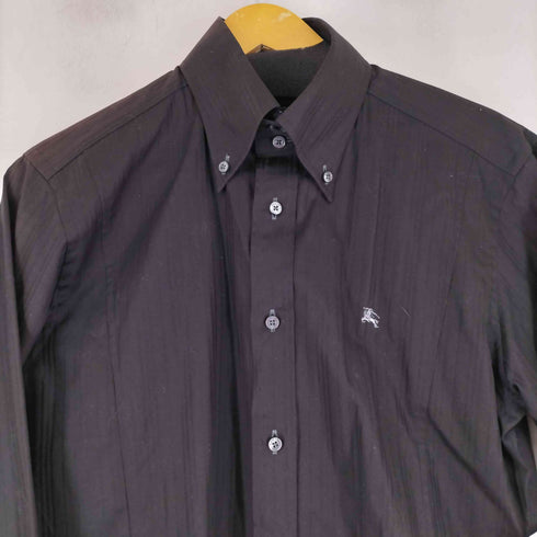バーバリーブラックレーベル BURBERRY BLACK LABEL L/S BD ストライプ シャツ メンズ JPN:2