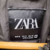ザラ ZARA 襟ボア ジップアップ パテッド ブルゾン メンズ import:M