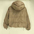 ザラ ZARA フーデッド 中綿 ダウンジャケット レディース import:L
