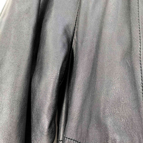 アリスバーリー Aylesbury ベルテッド シープレザー ダブルブレスト ハーフコート レディース JPN:L