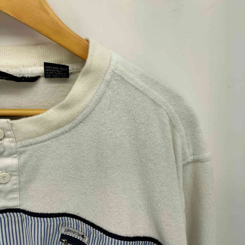 ピエールカルダン pierre cardin 異素材切替 プルオーバーシャツ メンズ import:XL