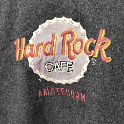 ハードロックカフェ Hard Rock Cafe 90s アムステルダム スウェード切り替え スタジャン メンズ JPN:XL