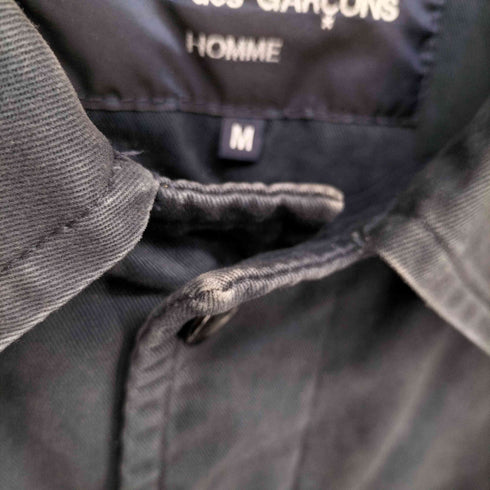 コムデギャルソンオム COMME des GARCONS HOMME 16SS 裏地ストライプ 比翼 マックコート AD2015 メンズ JPN:M