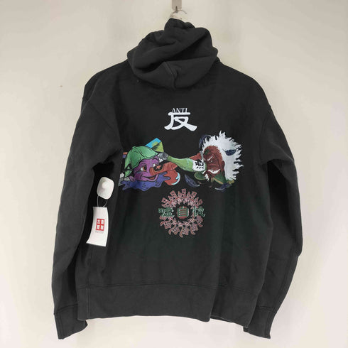 ハングオーバーズ Hangoverz バックプリントプルオーバーパーカー メンズ