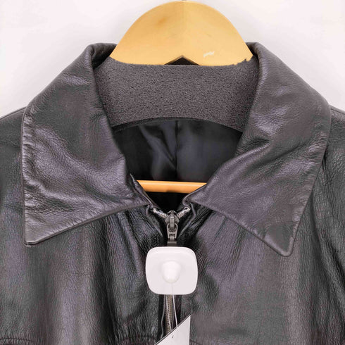 ヨウジヤマモトダーバン アール Yohji Yamamoto DURBAN A.A.R 90-00s ダブルジップカウレザージャケット メンズ JPN:L