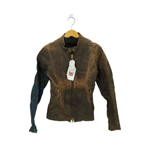 No No Yes Leather Tailor STEER HIDE レザーシングルライダースジャケット メンズ JPN:M