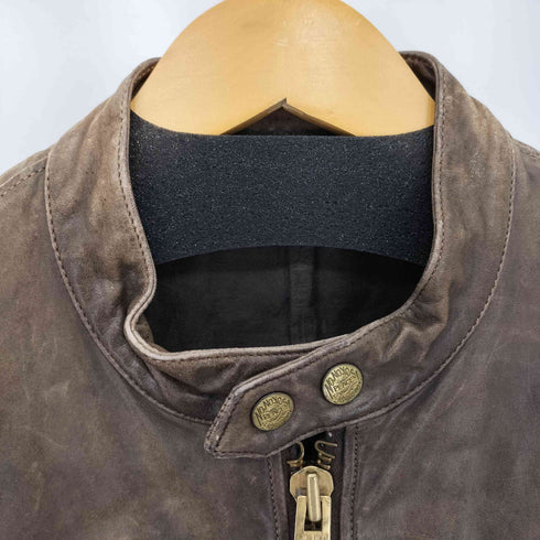 No No Yes Leather Tailor STEER HIDE レザーシングルライダースジャケット メンズ JPN:M