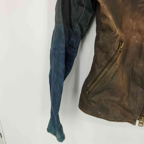 No No Yes Leather Tailor STEER HIDE レザーシングルライダースジャケット メンズ JPN:M