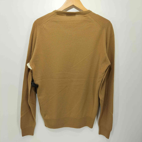 ジョンスメドレー JOHN SMEDLEY LUNDY CLASSIC CREW NECK PULLOVER STANDARD FIT 英国製 メリノウール100 ニット キャメル メンズ import:M