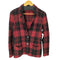 ローレンラルフローレン LAUREN RALPH LAUREN カシミヤ混 チェック柄 2B ニット テーラード ジャケット レディース import:S