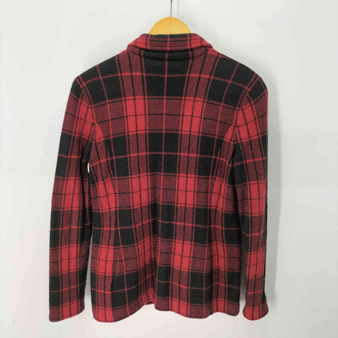 ローレンラルフローレン LAUREN RALPH LAUREN カシミヤ混 チェック柄 2B ニット テーラード ジャケット レディース import:S