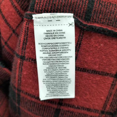 ローレンラルフローレン LAUREN RALPH LAUREN カシミヤ混 チェック柄 2B ニット テーラード ジャケット レディース import:S