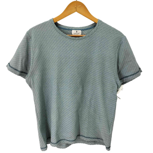 ランバンオンブルー LANVIN en Bleu テクスチャー生地 S/S Tシャツ レディース 50