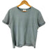 ランバンオンブルー LANVIN en Bleu テクスチャー生地 S/S Tシャツ レディース 50