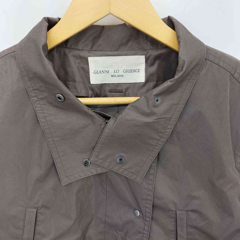 GIG GIANNI LO GIUDICE MILANO スタンドカラー スナップボタン コート レディース 40