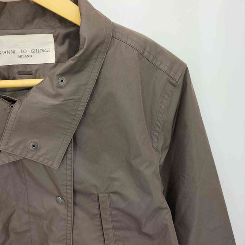 GIG GIANNI LO GIUDICE MILANO スタンドカラー スナップボタン コート レディース 40