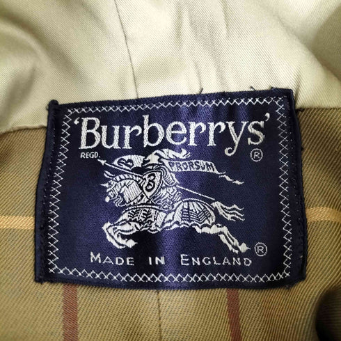 バーバリーズ BURBERRYS イングランド製 裏地チェック トレンチコート レディース