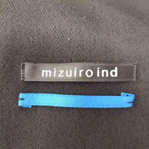 ミズイロインド mizuiro ind ウール混 イージーワイドパンツ レディース