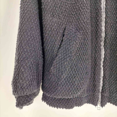 ツモリチサト TSUMORI CHISATO ダブルジップ 袖スパンコール ビッグカラー バルーンボアジャケット レディース JPN:2