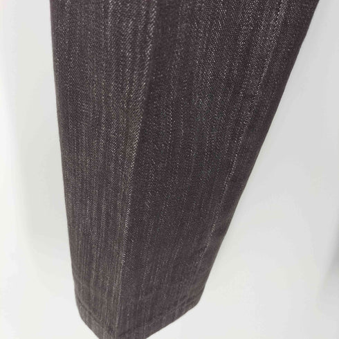 ROMA ブラックデニム スラックス メンズ JPN:46