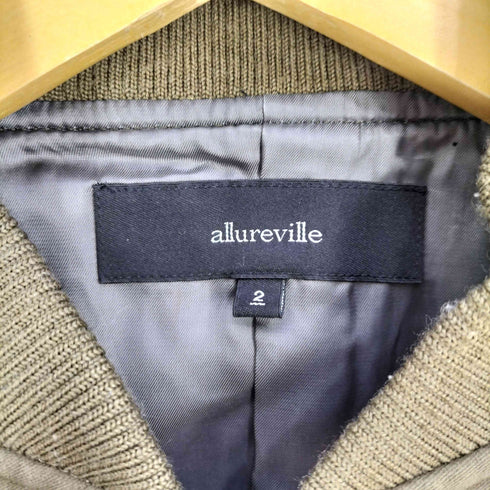 アルアバイル allureville ダブルブレスト メタルボタン ブルゾン レディース JPN:2