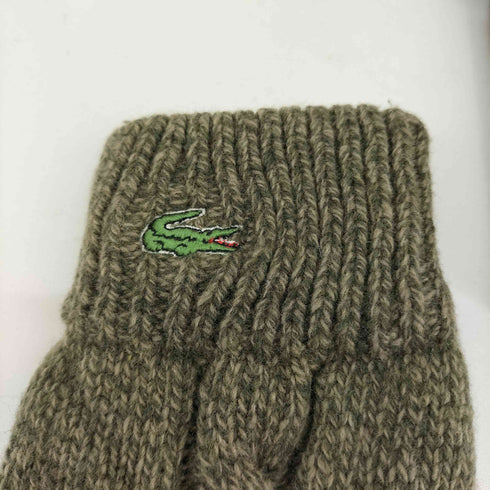 ラコステ LACOSTE ケーブルニット手袋 レディース